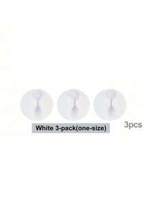 Set de 3 clips organizadores de cables de escritorio para gestión de cables de datos/auriculares/carga, soporte de cables para mesita de noche, vuelta al cole - Paquete Blanco de 3 - Ver 12