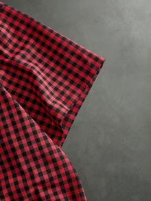 Manfinity VCAY 男士大尺碼夏季休閒格子襯衫 - 彩色 - 查看 6