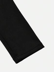 Nuvra Women's Elegant Solid Color Flared Jumpsuit For Commuting - Black - View 5