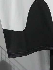 Vacaura 2件組男童休閒拼色拼接設計圓領T恤套裝，舒適時尚，適合日常通勤、上學與運動 - 彩色 - 查看 5