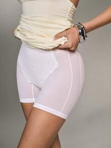 Nuvra Ärmellose Damen Shapewear Kleid mit Trägerhalsausschnitt und doppelter Lage, schlankende Taille & hebende Popartie, langes Bodycon Kleid - Gold - Übersicht 6