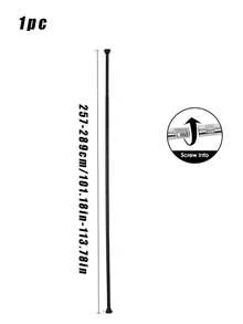 1 pièce Tringle télescopique en acier inoxydable sans perçage, facile à installer, sans besoin de colle, convient pour des endroits tels que les armoires, les salles de bain, les fenêtres, etc. - 1pc - Voir 17