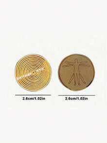 Teckwe 1 Piece EMF Protection Phone Sticker Ultra Thin Self Adhesive Removable No Residue Electromagnetic Interference Compact Round Chip Simple Solid Color Universal Compatible With All Smartphones Tablets Laptops For Daily Office Gadget Accessories - View 4