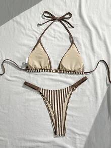 Swim Vcay 26SS 春夏度假海灘高級性感波點比基尼泳衣兩件套 - 彩色 - 查看 2