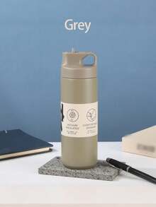 550ML/18OZ 吸管鸭嘴杯，304 不锈钢真空隔热，便携式吸管咖啡杯。 - 彩色 - 查看 7