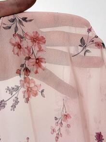 Viva Relle Plus-Size Sexy Resort Off-Shoulder Backless Dress Fall - Pink - View 7