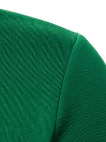 Manfinity Homme Men's Striped Crew Neck Casual Pullover Sweatshirt, Essential For Going Out - Multicolor - View 5