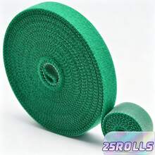 1-50 Rolls Nylon Plant Tie Tape, Reusable Hook And Loop Plant Support Strap For Climbing Flowers & Plants, Garden Horticulture Accessories - Multicolor - View 12