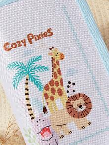 Cozy Pixies 8-Piece Baby Care Set, Two Sets Of Cute Cartoon Pattern Care Tools For Boys And Girls, Suitable For Newborn Soft Abrasive Tools - Multicolor - View 11