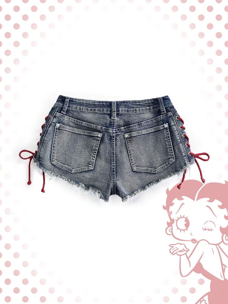 Betty Boop | ROMWE Y2K Baddie Spring/Summer Collab Lip Embroidery