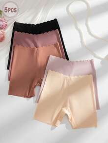 Snug Zone 5件組女款無縫平角內褲 - 彩色 - 查看 2