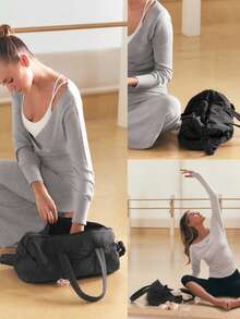 GLOWMODE 16L Max Large Capacity Carry Dual-Strap Duffle Zippered Bag Daily Active Casual  Spring Summer - graphite - View 7
