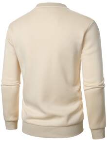 Manfinity Homme Opción de regalo para hombres, esencial para salir, sudadera casual con bloques de color - Multicolor - Ver 2