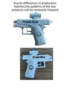1 Peça Pistola de Água de Duas Cabeças, Brinquedo de Brincadeira de Jato Reverso, Acessórios para Briga de Água, Presentes de Pegadinha para Festa, Presente de Aniversário, Natal e Feriados - Multicolorido - Visão 9