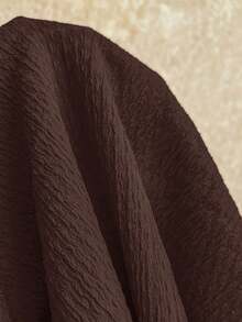 Soleia Women's Vacation Beach Vacation Backless Halter Mini Dress Dark Brown Summer Sexy Tropical - Coffee Brown - View 7