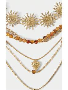 Noxbound 1 Set Of Bohemian, Ladies Multi-Layer Necklace - Multicolor - View 6