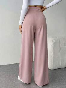 Women Pants - 灰玫瑰 - 查看 2
