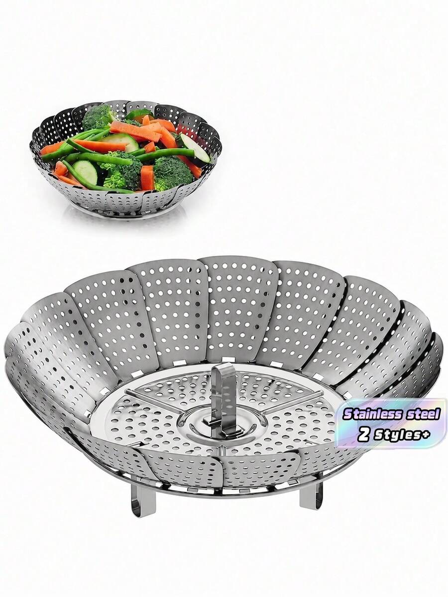 DeTODO Vaporera de acero inoxidable para verduras al vapor - Ver 1