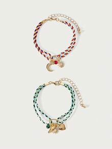 Glisma Ladies Bracelet Set,Premium/Old Money/Classy,Sexy/Vintage - Multicolor - View 2