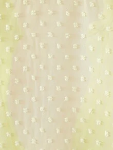 SHEIN Irls 白色領口露肩七分袖襯衫 學院風 百搭 校園休閒 春夏款 - 白色 - 查看 8