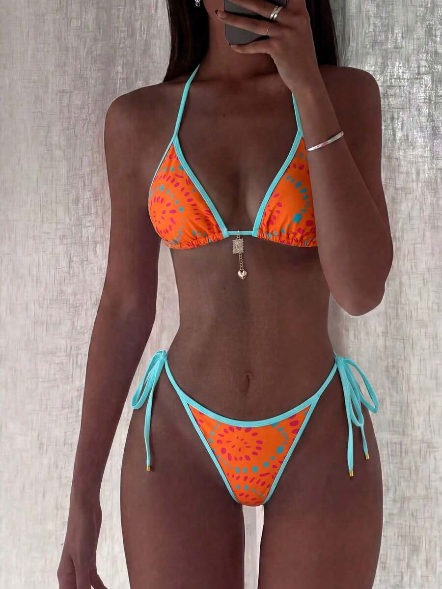 Swim Mod 2026 Spring/Summer New Sexy Bikini Two Pieces Swimwear Set - Multicolor - View 1