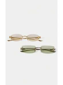 Noxbound Minimal Light Ventilation Glasses, Metal Lock Temple Design, Daily Commuting - Multicolor - View 2