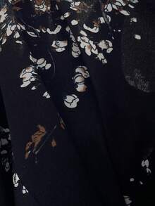 SHEIN Clasi 女士新款时尚梭织印花拼接针织连体裤 - 彩色 - 查看 8