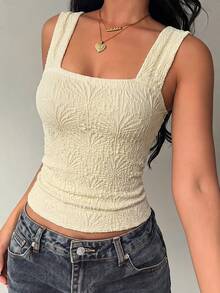 Pariaura 1pc Women's Beige Camisole Tank Top, New Hot-Selling - Beige - View 16