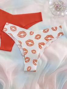 Nora Wilde 13pcs Women's Seamless Sexy Daily Triangle Panties - Multicolor - View 4