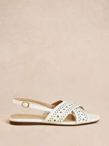 Rosivie Women's Shoes Summer Fashion Casual Versatile Flat Sandals Summer Shoes - Laser White - View 2