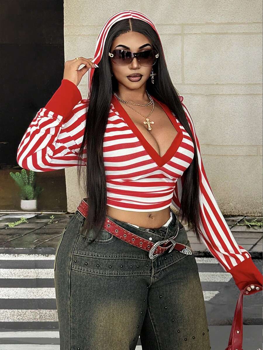 Mawevolt European And American Spring/Summer New Sexy Women's Hooded ...