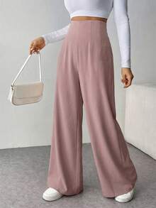 Women Pants - 灰玫瑰 - 查看 5