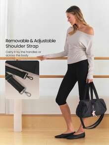GLOWMODE 16L Max Large Capacity Carry Dual-Strap Duffle Zippered Bag Daily Active Casual  Spring Summer - graphite - View 5