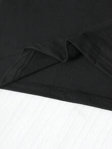 SHEIN 青少年女孩 T-shirt 百搭休閒貓咪印花 3 件組 高領長袖保暖內層底層 - 彩色 - 查看 6