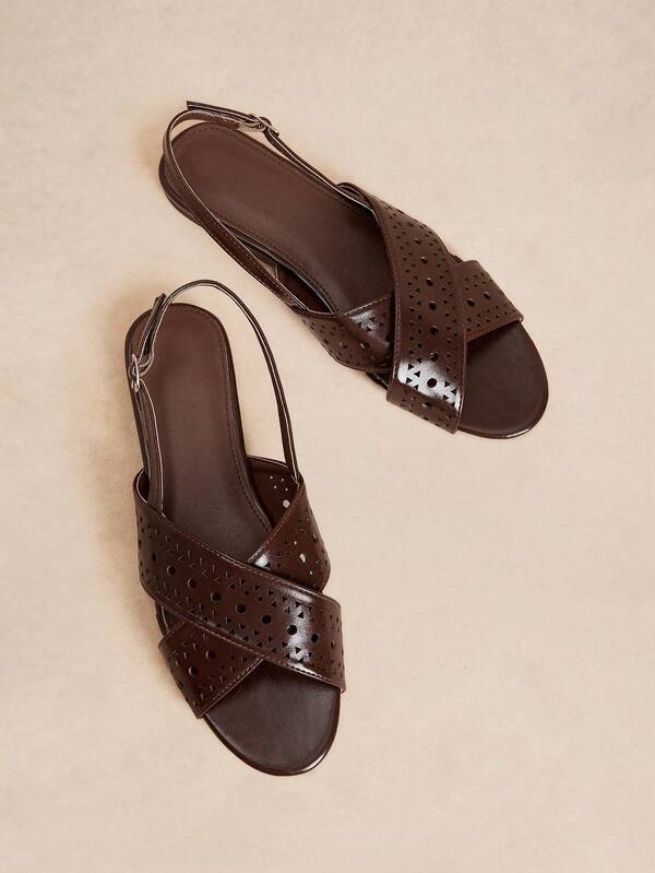 Rosivie Women's Shoes Summer Fashion Casual Versatile Flat Sandals Summer Shoes