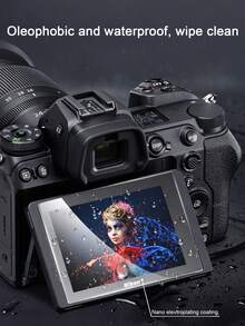 Teckwe 3片裝 9H 高定義玻璃 無氣泡 高透明 2.5D 弧邊 透明螢幕保護貼，適用於 SX740 HS、G7 Mark III/G7X3 數位相機螢幕保護貼，相機鋼化玻璃膜 - 查看 3