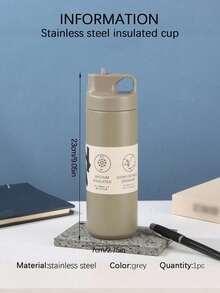 550ML/18OZ 吸管鸭嘴杯，304 不锈钢真空隔热，便携式吸管咖啡杯。 - 彩色 - 查看 11