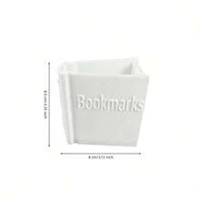 Joivida Cute Cartoon 3D Printed Book Shaped Storage Box, Suitable For Office Desk Stationery, Desktop Decoration Stationery Storage Box, Can Also Store Makeup Brushes, Beauty Products, Hair Accessories, Bath Products, Etc., Holiday Birthday Gifts - Multicolor - View 16