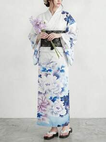 Irokai 女款花卉印花休閒日常浴袍 - 彩色 - 查看 8