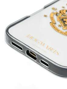 HARRY POTTER X SHEIN Cartoon Pattern Black Three-In-One Transparent Mobile Phone Case, Anti-Drop Protective IPhone13-17 Mobile Phone Case. - Multicolor - View 6