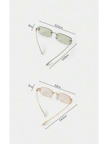 Noxbound Minimal Light Ventilation Glasses, Metal Lock Temple Design, Daily Commuting - Multicolor - View 15