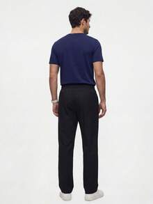 TekDrob WaterProof & UV Protection Tapered Pants With Drawstring Waistband - Black - View 3