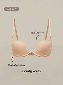 Bralution Women Bras & Bralettes Plain Seksi - Aprikot - View 1