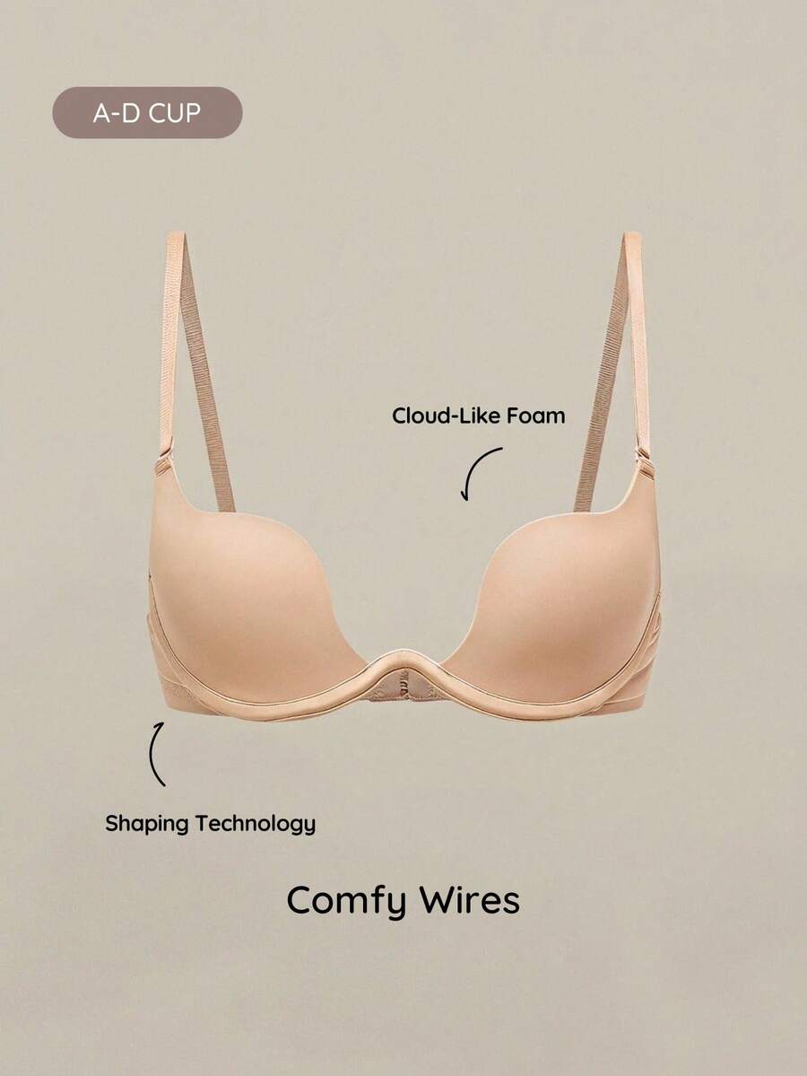 Bralution Women Bras & Bralettes Plain Seksi - Aprikot - View 1