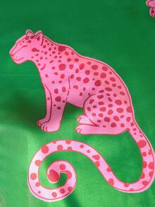 Chillnights Gaun Tidur Satin Ukuran Besar Motif Leopard Kasual untuk Remaja - MultiWarna - View 3