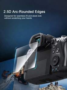 Teckwe 3片裝 9H 高定義玻璃 無氣泡 高透明 2.5D 弧邊 透明螢幕保護貼，適用於 SX740 HS、G7 Mark III/G7X3 數位相機螢幕保護貼，相機鋼化玻璃膜 - 查看 5