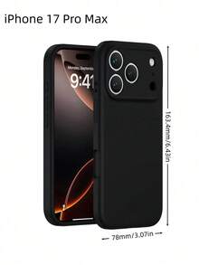 Compatible con iPhone Funda de teléfono (Protección multicapa) [A prueba de golpes][Resistente a caídas][Antideslizante], Funda protectora de teléfono de uso rudo tres en uno - Negro - Ver 12