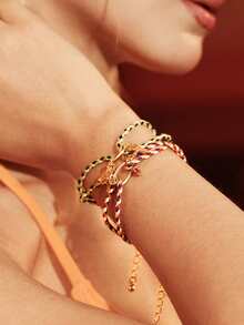 Glisma Ladies Bracelet Set,Premium/Old Money/Classy,Sexy/Vintage - Multicolor - View 1
