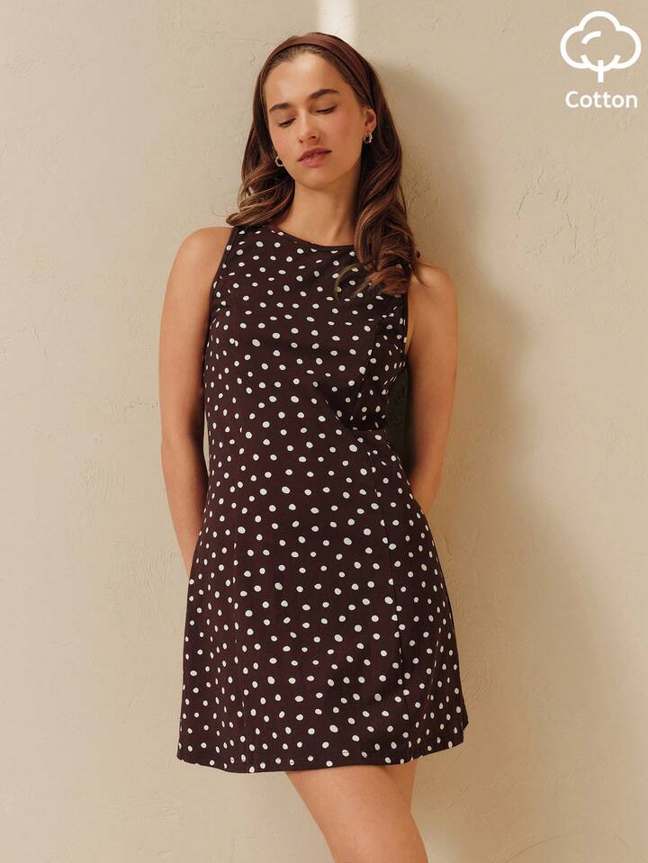 vintage cotton day dresses Cottagecore Sunflower Dress Customize Size Print dress Color:Cream/Navy Stripe Tie the scarf into V-neck dress in silk