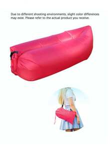 1 Buah Sofa Santai Tiup Portabel – Sofa Udara Nilon dengan Tas Jinjing, Kursi Malas Luar Ruangan untuk Berkemah, Festival Musik, Pantai & Perjalanan - MultiWarna - View 12